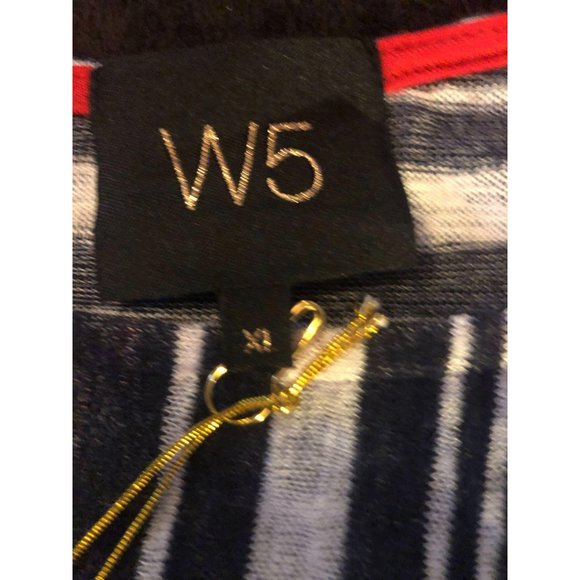 W5 Women’s Closing Anthropologie Black/White Strip - Picture 3 of 4